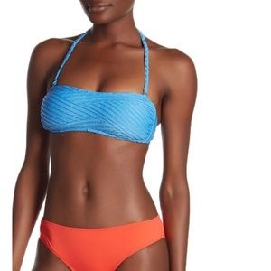 The Bikini Lab Dunes Bandeau Bikini Top